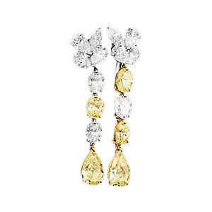 Ritani Masterwork Yellow Diamond Earrings